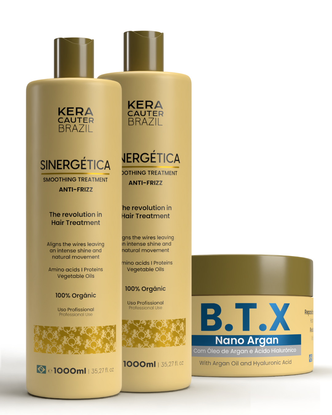 Kit 2 Progressiva 100% Sem Formol + Mascara de tratamento 300g