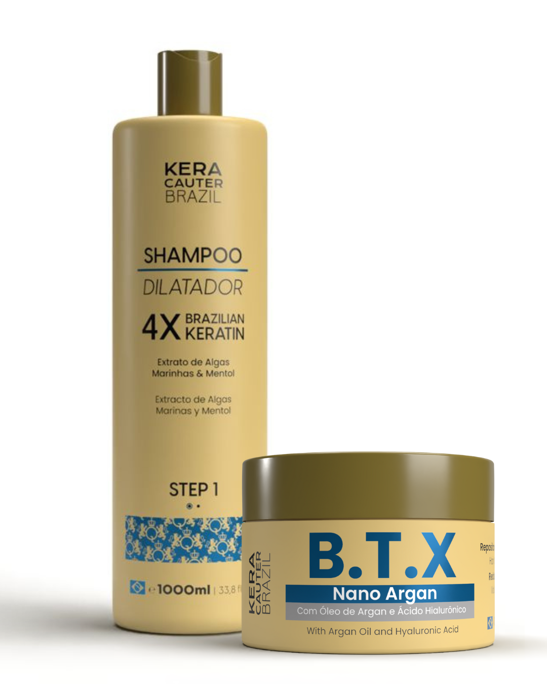 Kit Shampoo Dilatador + Mascara de Tratamento 300g