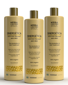 Kit 3 Progressiva 100% Sem Formol + BRINDE (SÉRUM E FLUIDO 4D)